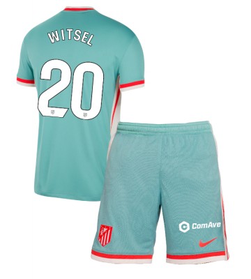 Atletico Madrid Axel Witsel #20 Segunda Equipación Niños 2024-25 Manga Corta (+ Pantalones cortos)